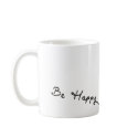 Be Happy Bunny mugs by QueenHare Be Happy Bunny mugs