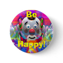 Be Happy! buttons by Creative_Image Be Happy! buttons