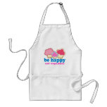 BE HAPPY EAT CUPCAKES aprons