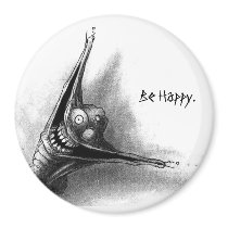 Be Happy magnets