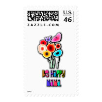 be happy mama postage stamps