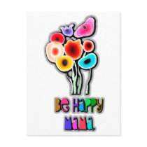 be happy mama postcards