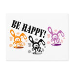 Be happy! postcard