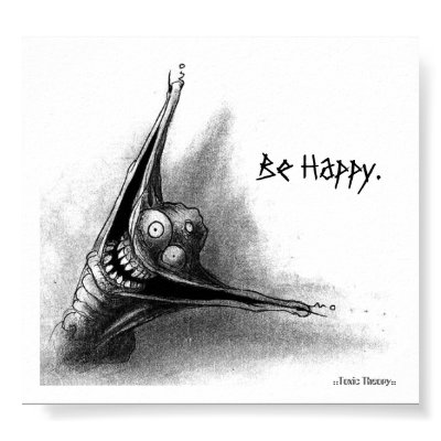 Be Happy. Poster by Spinmenson