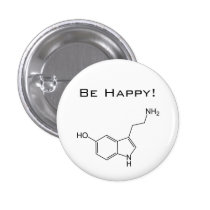 Be Happy! Serotonin Button buttons