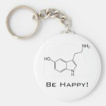 Be Happy! Serotonin Keychain