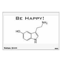 Be Happy! Serotonin Wall Decals