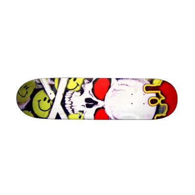Be Happy_ Skateboard_by Elenne Boothe by ELENNE