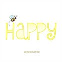 Be Happy zazzle_sticker