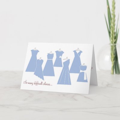Be In Our Wedding Card (Blue)