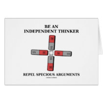 Be Independent Thinker Reject Specious Arguments cards by wordsunwords Be Independent Thinker Reject Specious Arguments cards
