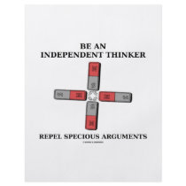 Be Independent Thinker Reject Specious Arguments Personalized Flyer