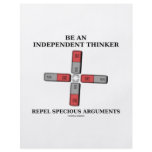 Be Independent Thinker Reject Specious Arguments Personalized Flyer