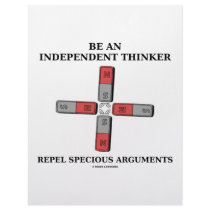Be Independent Thinker Reject Specious Arguments letterhead by wordsunwords Be Independent Thinker Reject Specious Arguments letterhead