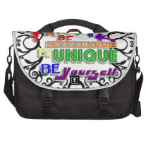 Be Individual, Be Unique, Be Yourself Bag For Laptop