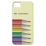 BE INSPIRED Colored Pencils Graphic Art Pattern casemate cases