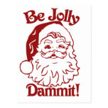 Be Jolly Christmas Humor Postcard