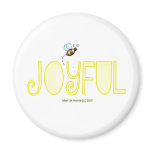 Be Joyful - A Positive Word Fridge Magnet