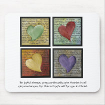 Be Joyful Always mousepads by MCasady63 Be Joyful Always mousepads