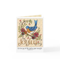 Be Joyful - Blank Note Card