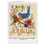 Be Joyful - Blank Note Card