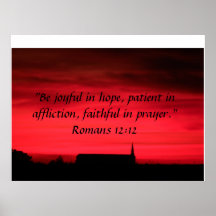 Be joyful in hope print