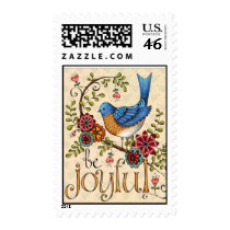 Be Joyful - Postage Stamp