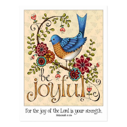 Be Joyful - Postcard