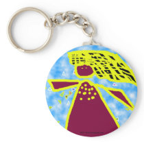 Be Joyful Whimsical Lady : Live Love Laugh Dream Key Chains