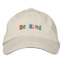 Be Kind embroidered hats