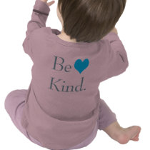 Be Kind Heart 2-Sided Infant Longsleeve Tshirts