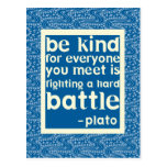 Be Kind Inspirational Postcard