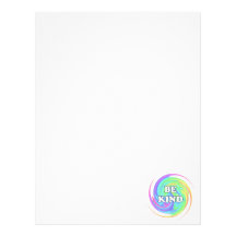 Be Kind Personalized Letterhead
