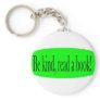 Be kind, read a book! key chains