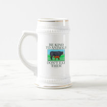 Be kind to animals. Don't eat them. (mug)