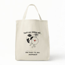 Be Kind to Animals Tote bags by AJay36 Be Kind to Animals Tote bags