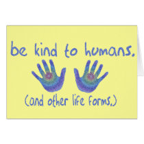 Be Kind to Humans Cards