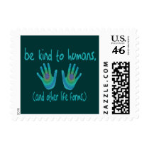 Be Kind to Humans Stamps