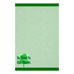 Be Kind To Our Planet Custom Stationery
