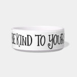 Be Kind to Your Four Footed Friends Cat Food Bowls