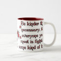 Be Kinder mugs by Jaenne Be Kinder mugs