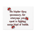 Be Kinder postcards by Jaenne Be Kinder postcards