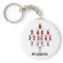 Be Logical (Logic Tesseract Hasse Diagram) Keychains