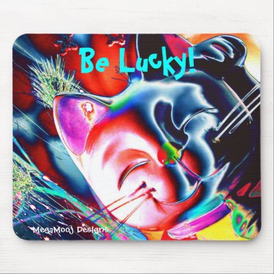 Be Lucky! Mouse Pad Mousepad by lesliemariestair