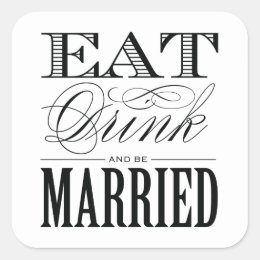 & BE MARRIED | FAVOR STICKERS