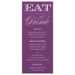&amp; BE MARRIED | MENU PERSONALIZED INVITATIONS