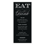 & BE MARRIED | MENU INVITATION