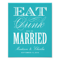 & BE MARRIED | RECEPTION PRINT ART PHOTO