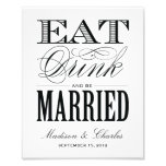 & BE MARRIED | RECEPTION PRINT