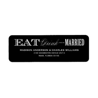 & BE MARRIED | RETURN ADDRESS LABELS label
